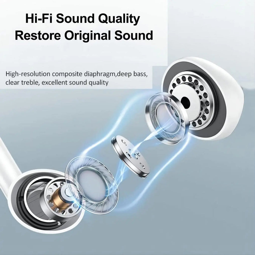 Wired Earbuds – Lightning & USB-C Compatible